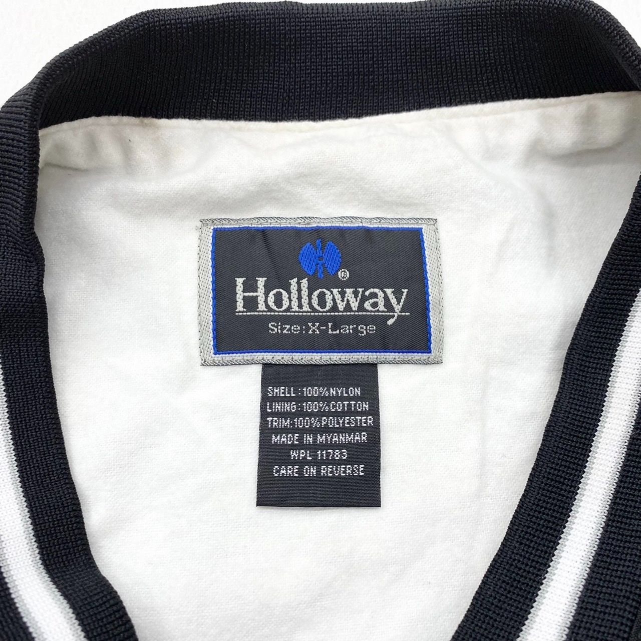 Holloway プルオーバー ナイロンジャケット バスケ ロゴ 刺繍 XL 