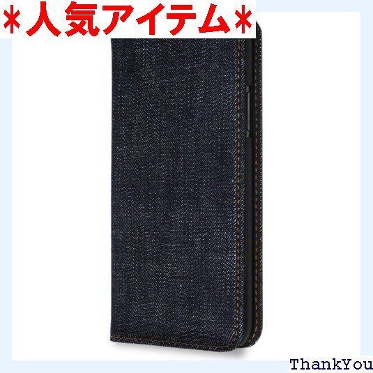 NeedNetwork iPhone 15 用 ケース 岡山デニム 手帳型 アイフォン 用 耐衝撃 カードホルダー スタンド マグネットなし カバー ストラップホール スリム 薄型 1047