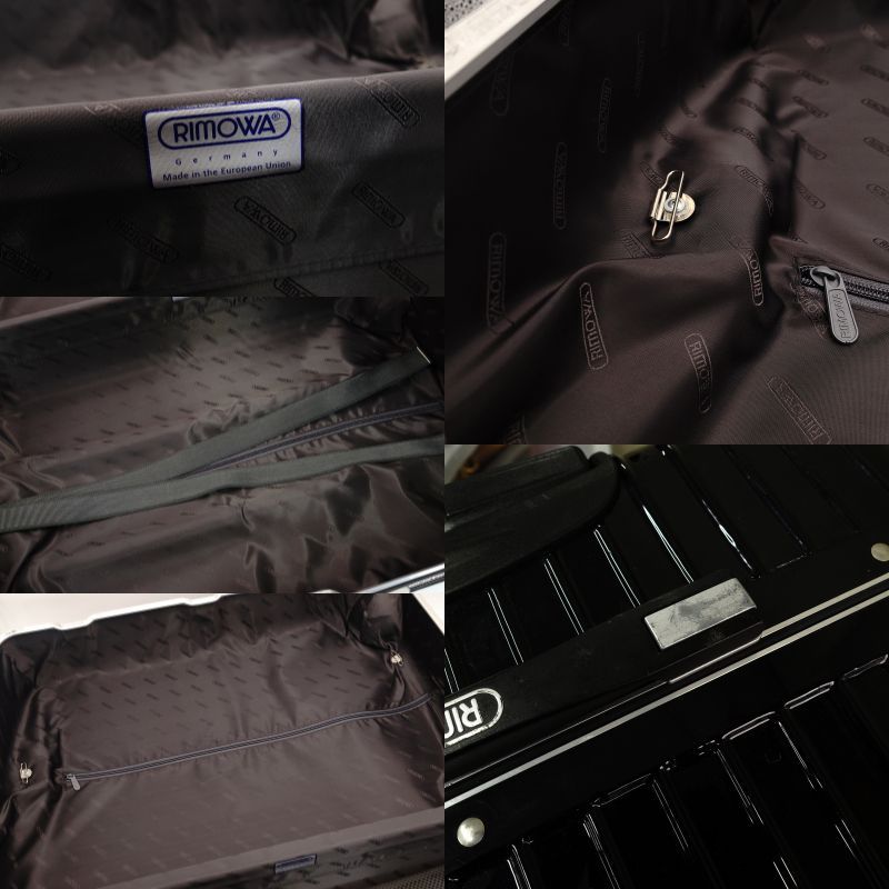 リモワ RIMOWA キャリーケース TSAロック 60L ブラック キャリーバッグ