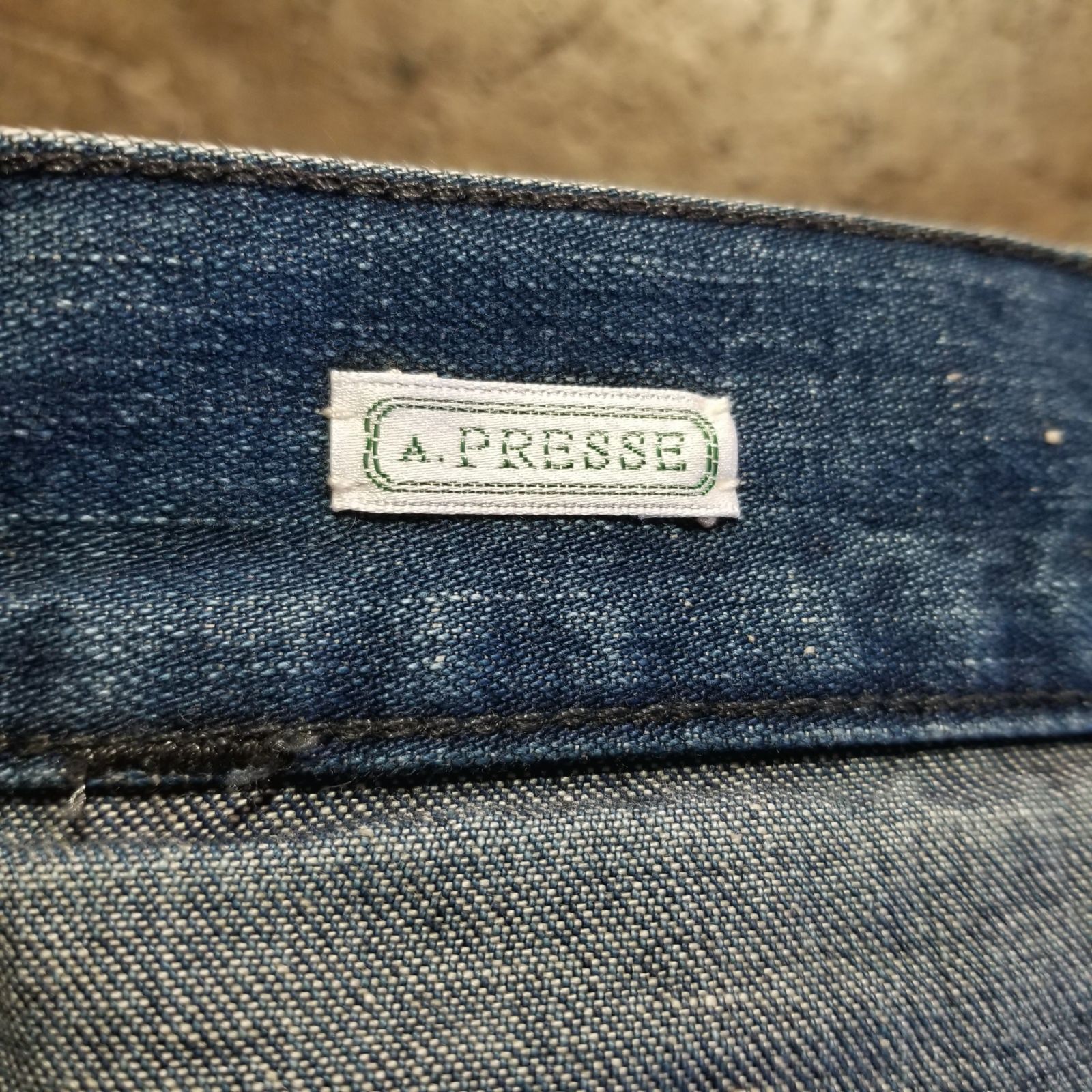 A.PRESSE US Navy Denim Baker Pants 1 デニム A.PRESSE アプレッセ US 