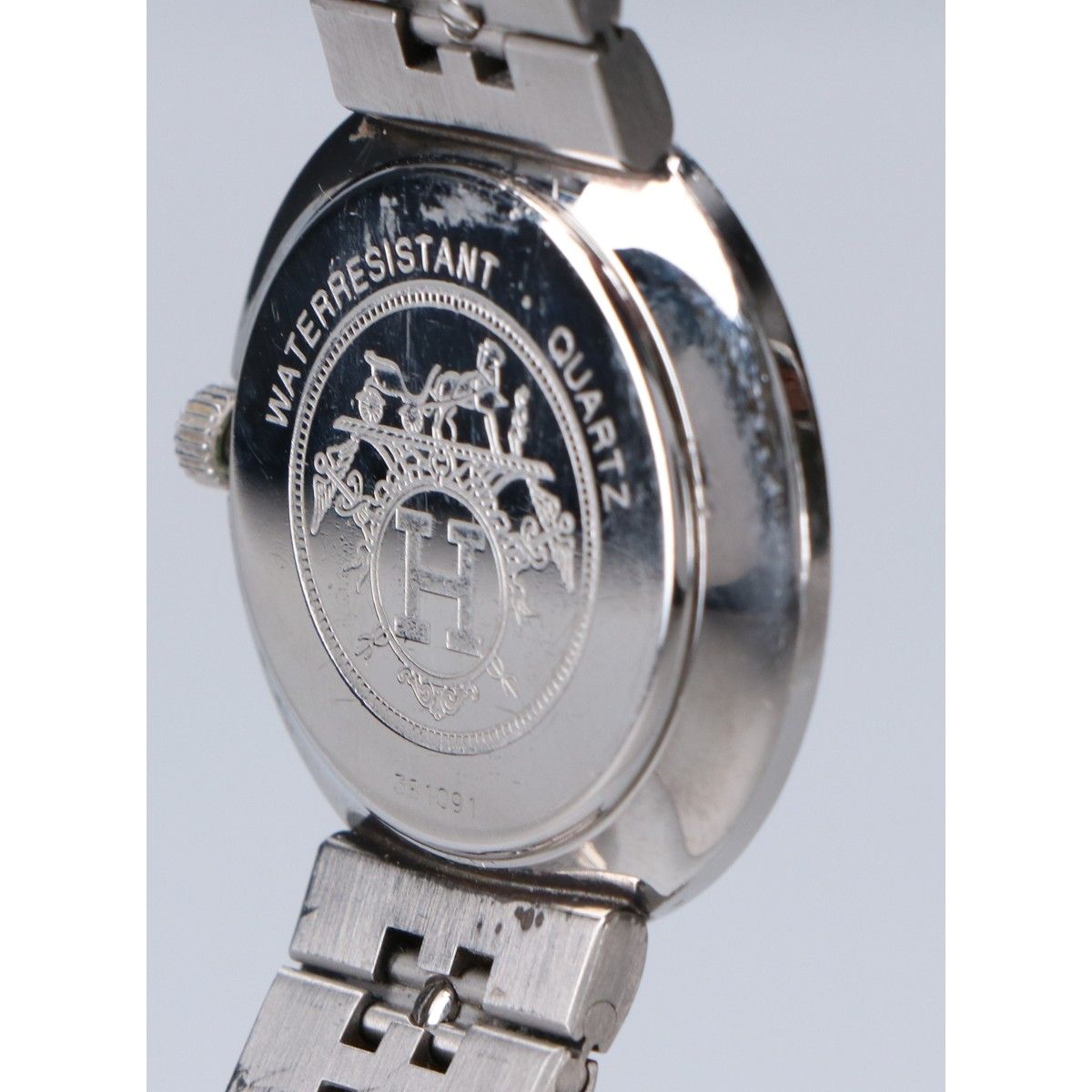 エルメス HERMES オリンピア デイト クォーツ ボーイズ 保証書付き_894226 