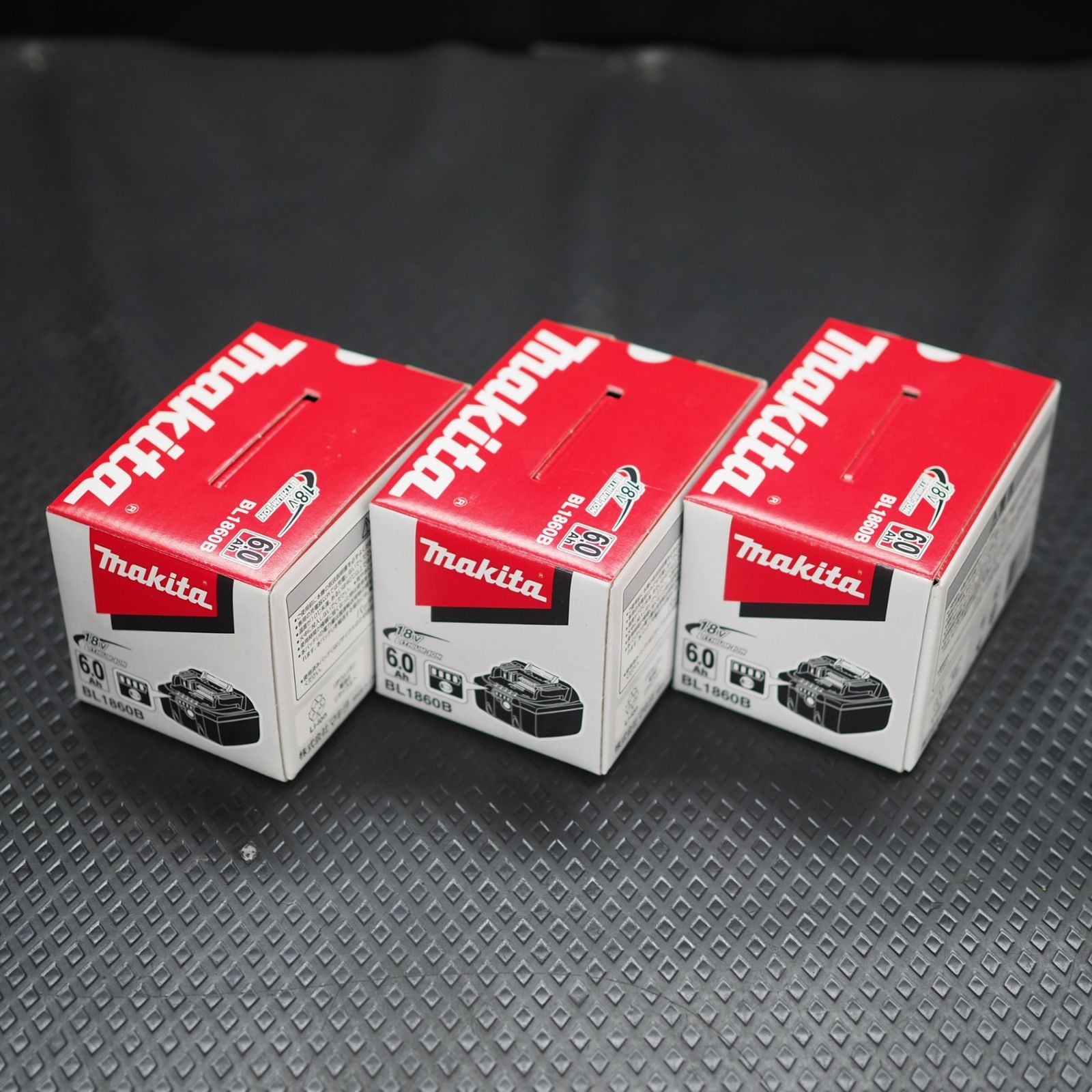 MAKITA BL1860B 6個セット 新品未開封 未使用品】マキタ/makita BL1860B 純正 バッテリー 18V 6.0Ah 3