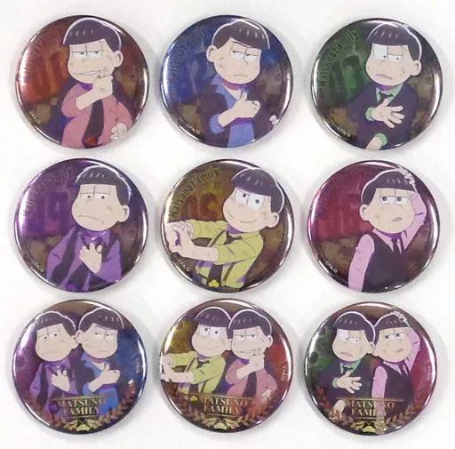 中古】バッジ・ピンズ(キャラクター) 全9種セット 「おそ松さん