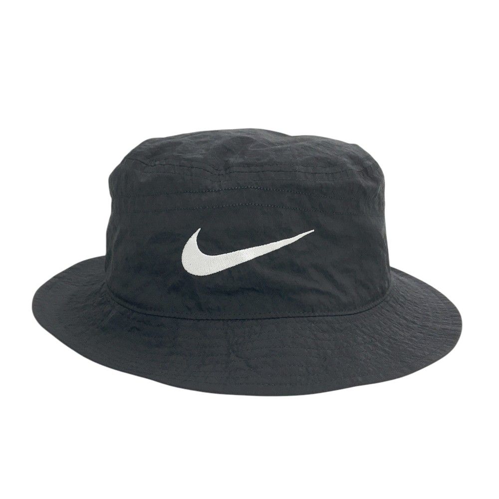 STUSSY x NIKE ナイキ バケットハット ブラック系 L