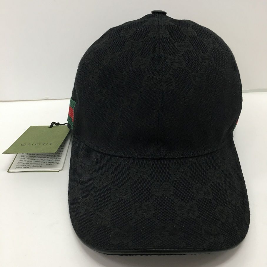 GUCCI グッチ 200035・202291 オリジナルGGキャンバス ベースボールCAP