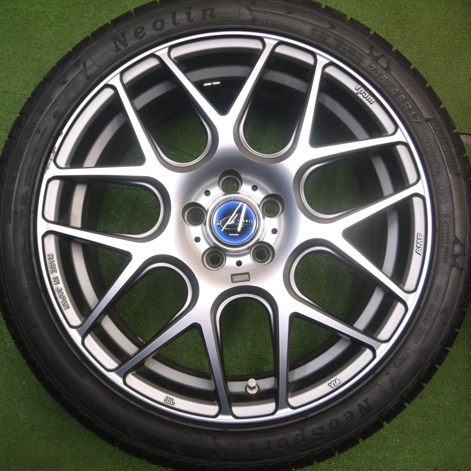 送料無料] バリ溝！22年！8.5分☆86 BRZ 等 LEONIS NAVIA06 215/45R17 