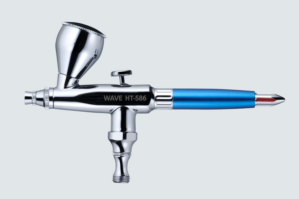 HT586 スーパーエアブラシ コンパクト 軽量アルミボディ