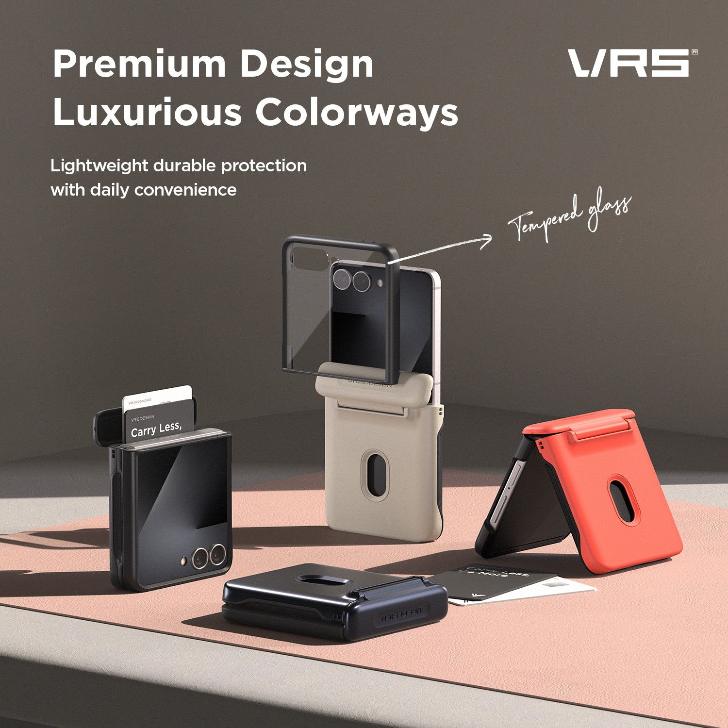 Galaxy Z Flip7 ケース 耐衝撃 カード 収納 ヒンジ 保護 ストラップホール スマホケース カバー GalaxyZFlip7 ギャラクシー Z Flip 7 対応 VRS DESIGN Modern Go