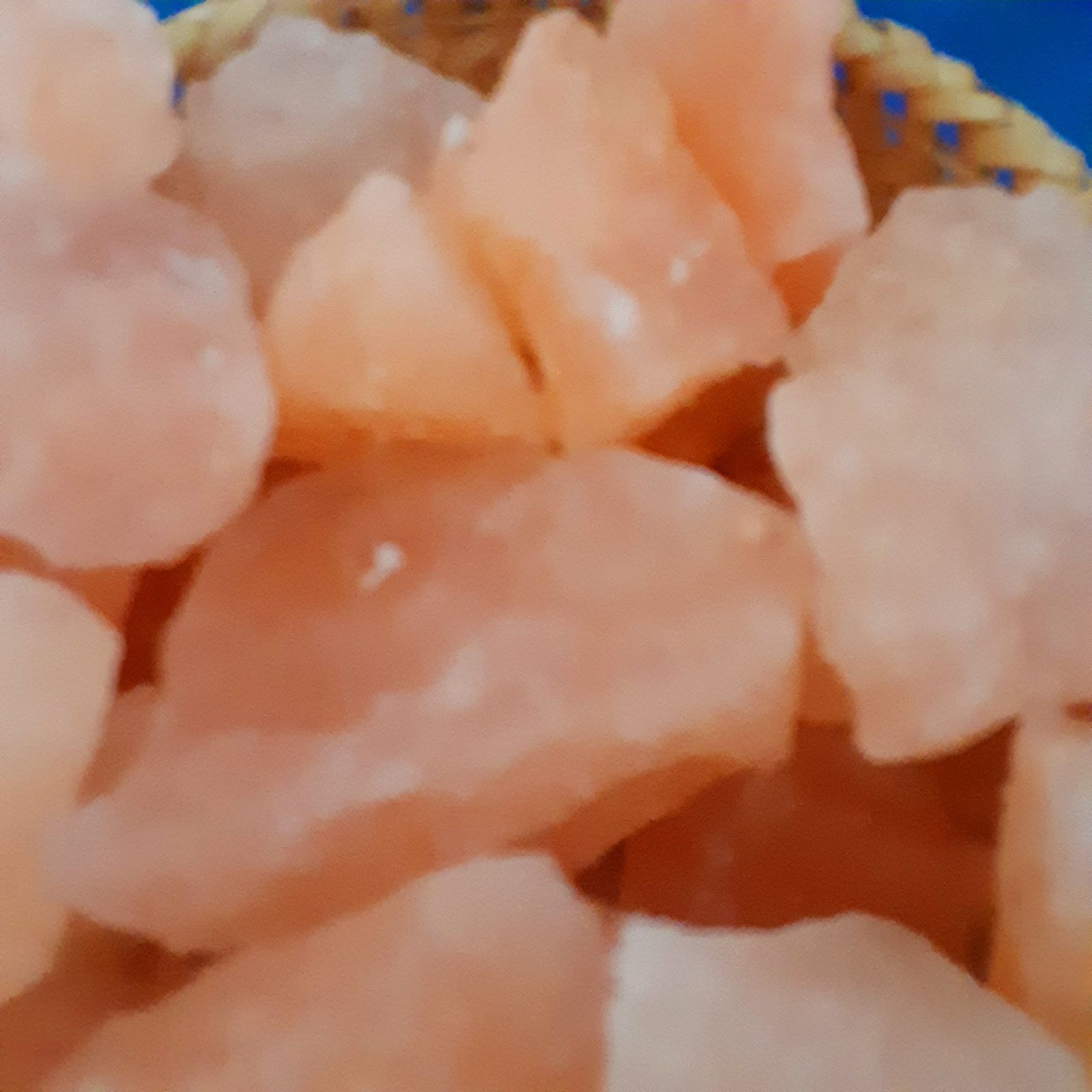 アンデスのピンクの岩塩 ローズソルト 紅塩 ボリビア原産 塊大小混り 615ｇ