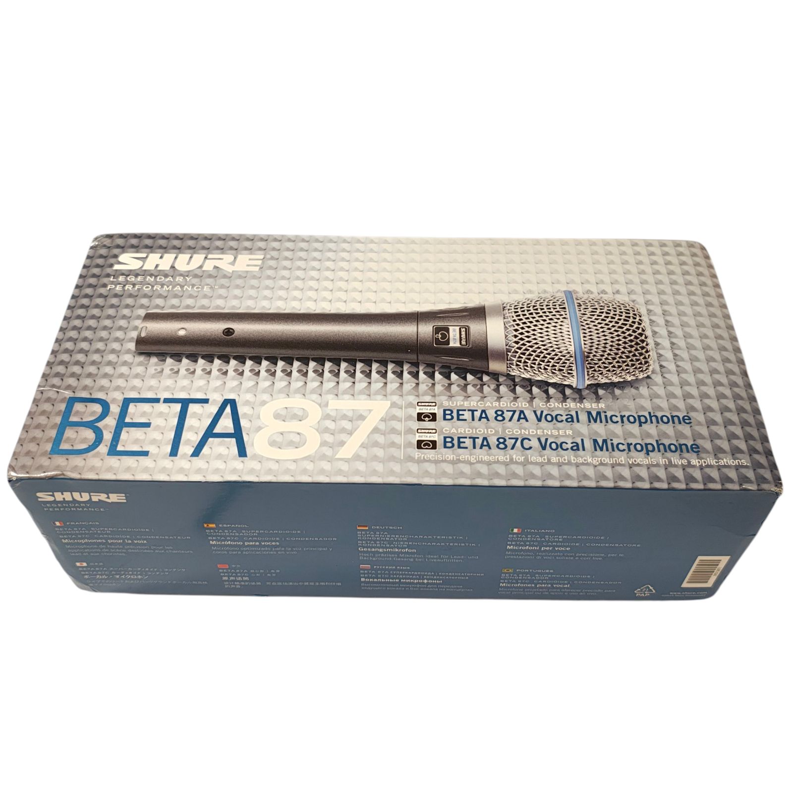 WJ46 SHURE コンデンサー マイクロフォン BETA87 【公式通販】