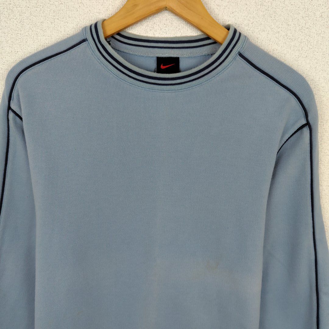 90s デカロゴ　長袖　ラグラン　リンガーシャツ　古着　NIKE ロンt 希少モデル NIKE リンガー ラグランTシャツ 90s ヴィンテージ 美品