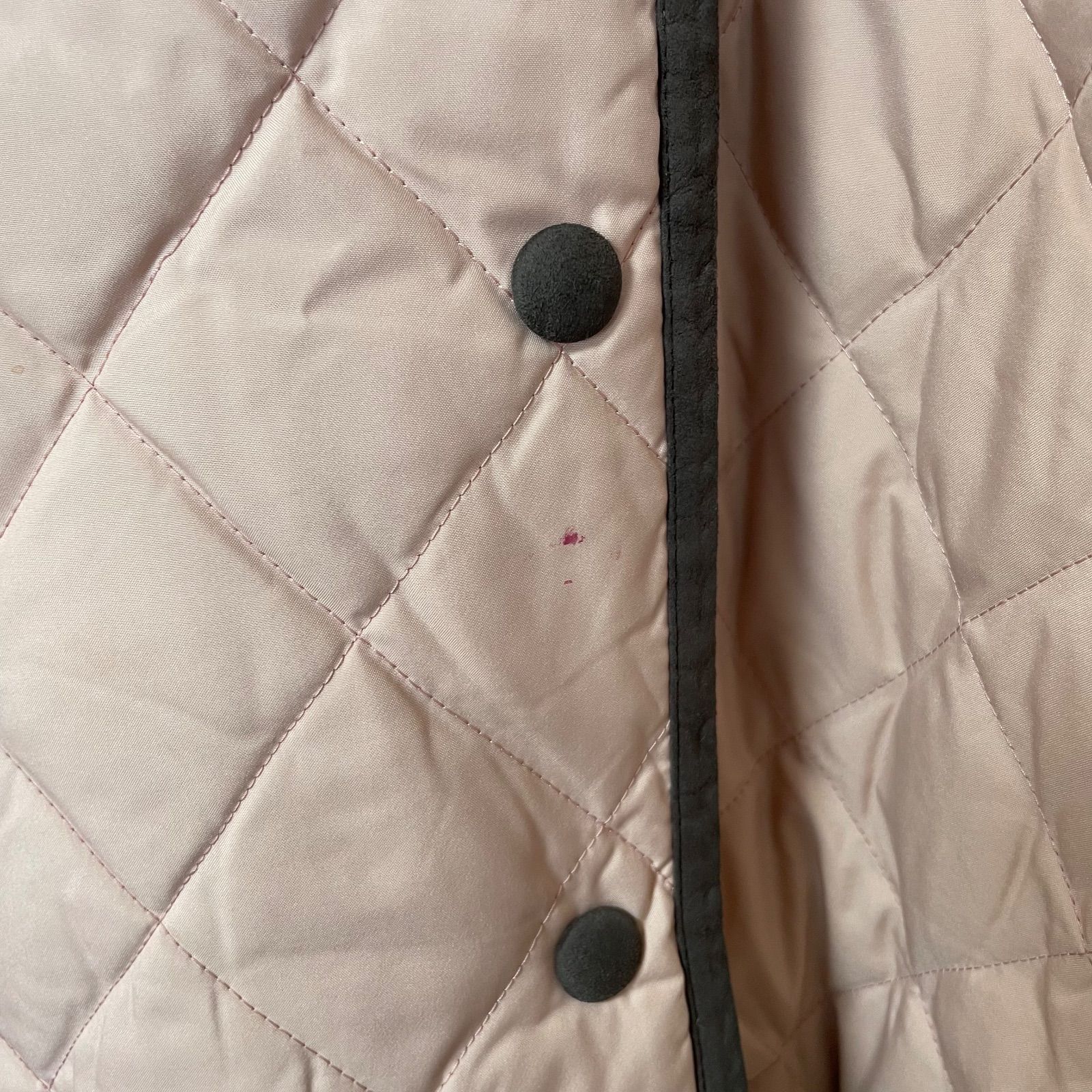 Z1513 Leilian レリアン キルティングダウンジャケット ピンクベージュ