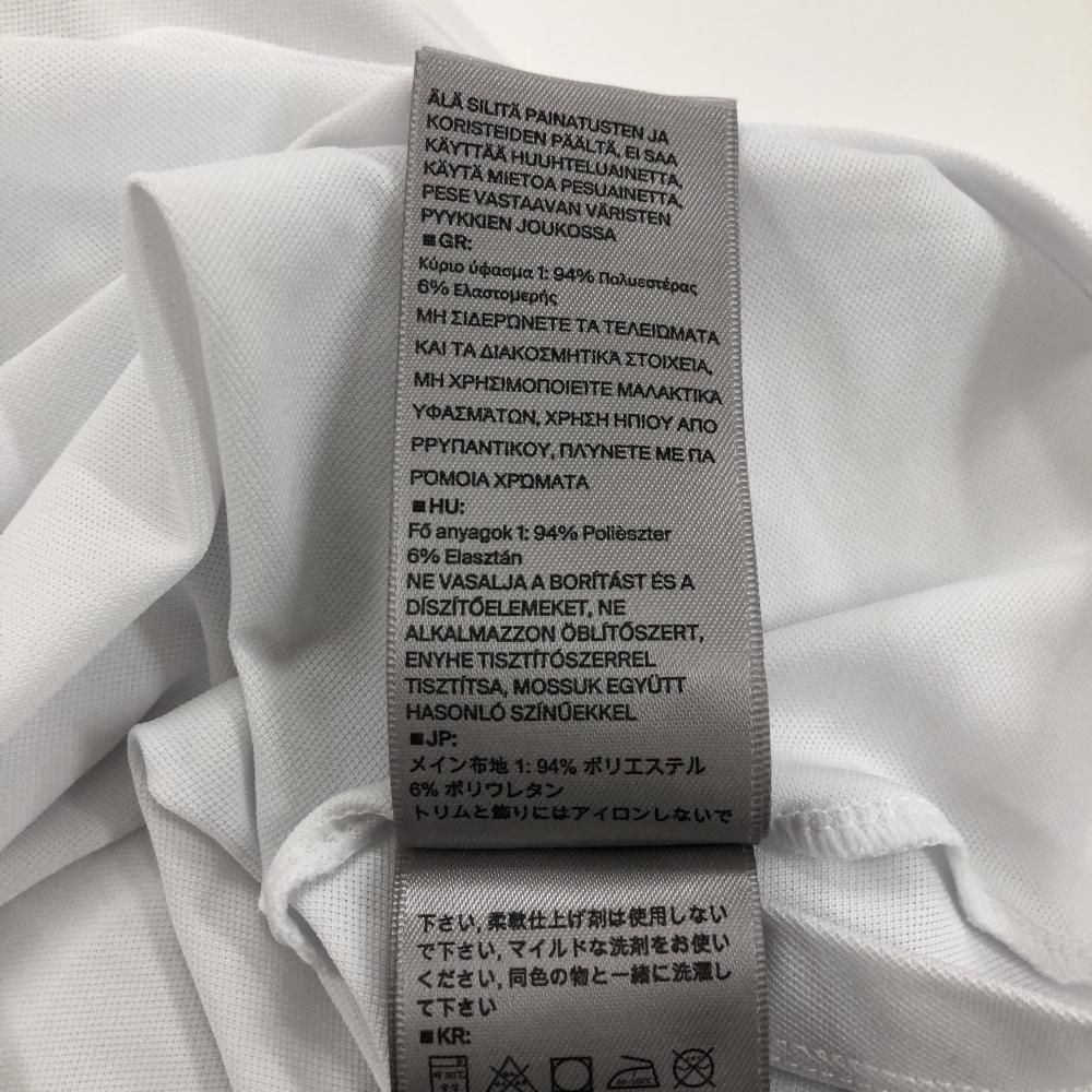 ☆SALE価格☆チュース 半袖ポロシャツ 白×ネイビー UPF30＋ レディース