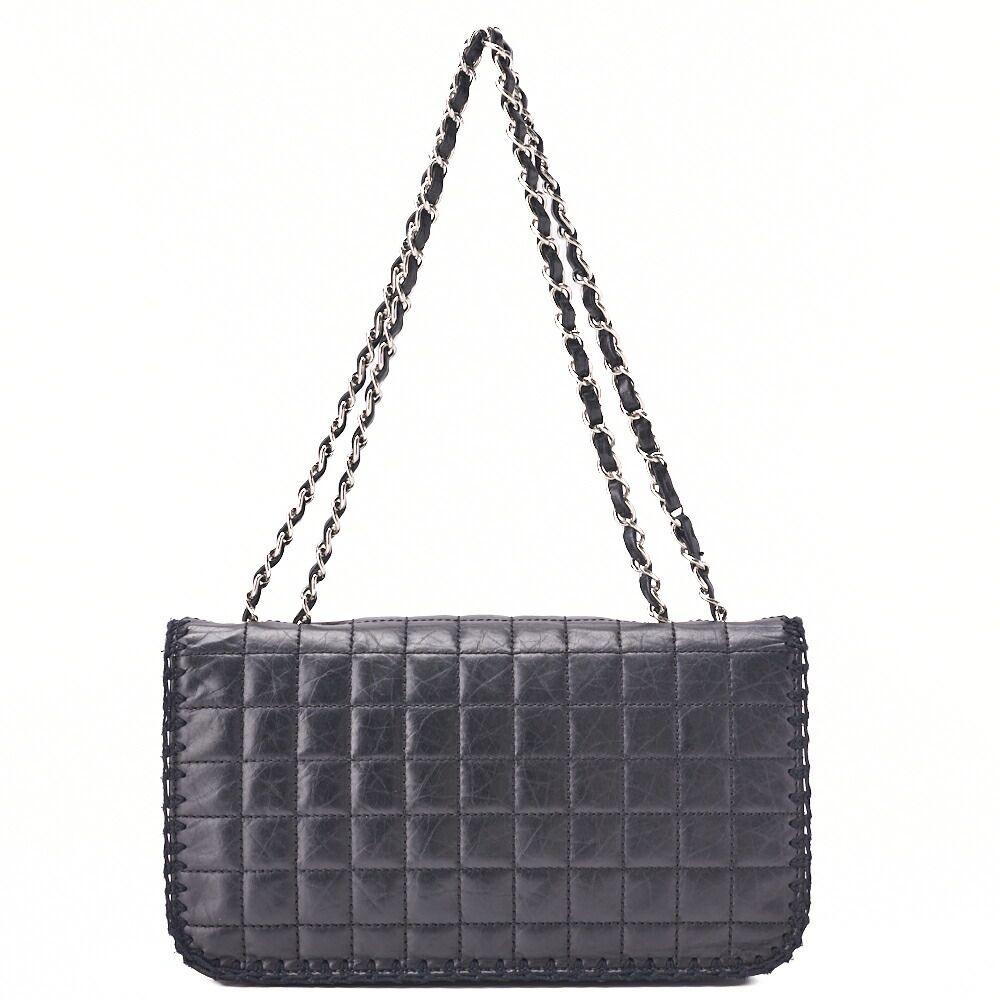 CHANEL シャネル ショルダーバッグ チョコバー ターンロック
