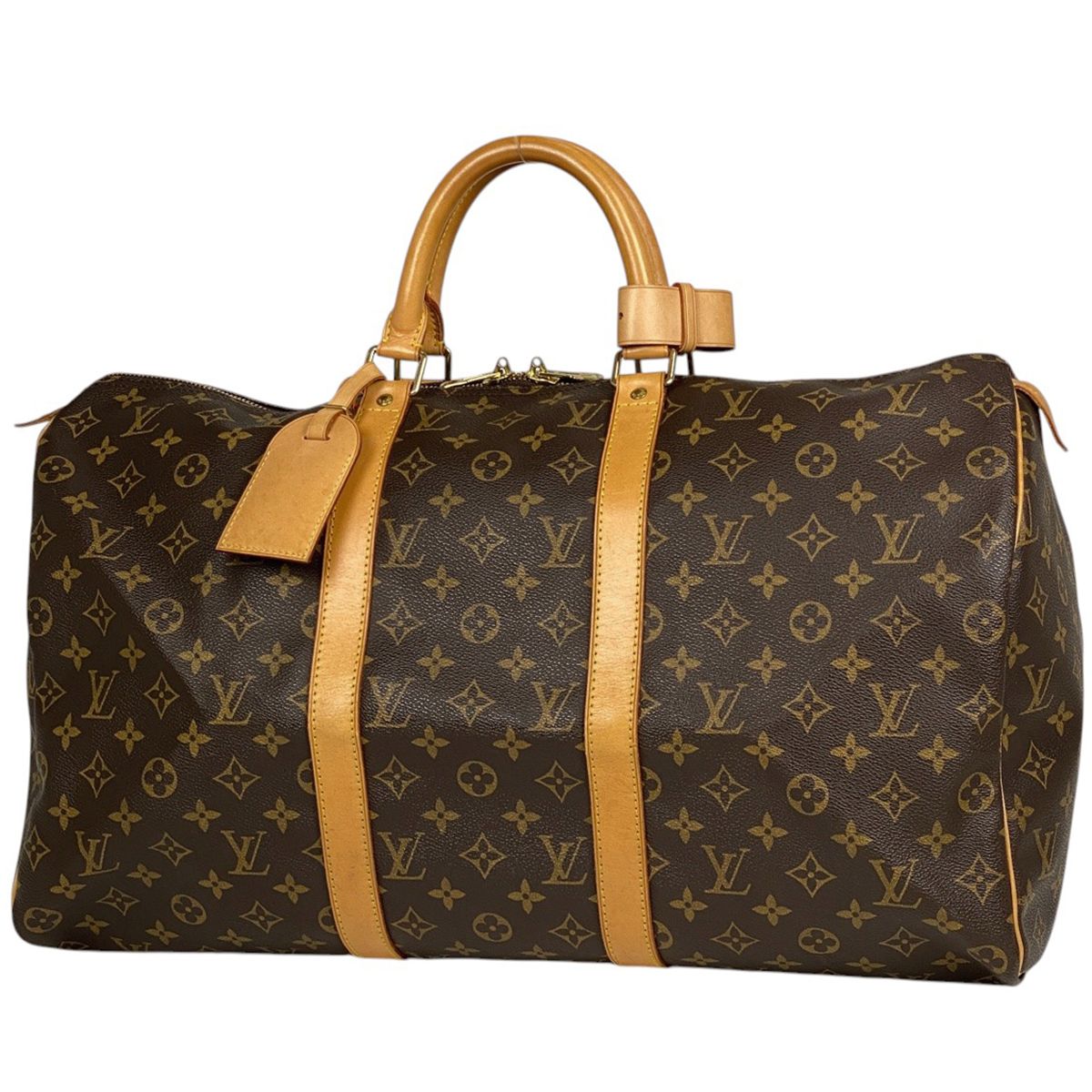 ルイ ヴィトン Louis Vuitton キーポル 50 ハンドバッグ 旅行 ボストンバッグ モノグラム ブラウン M41426 レディース