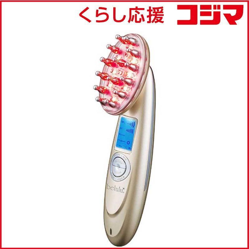 堂 スカルプケア美容機器 belulu brilliant hair 美ルル ブリリアントヘアー グロスゴールド KRD1046