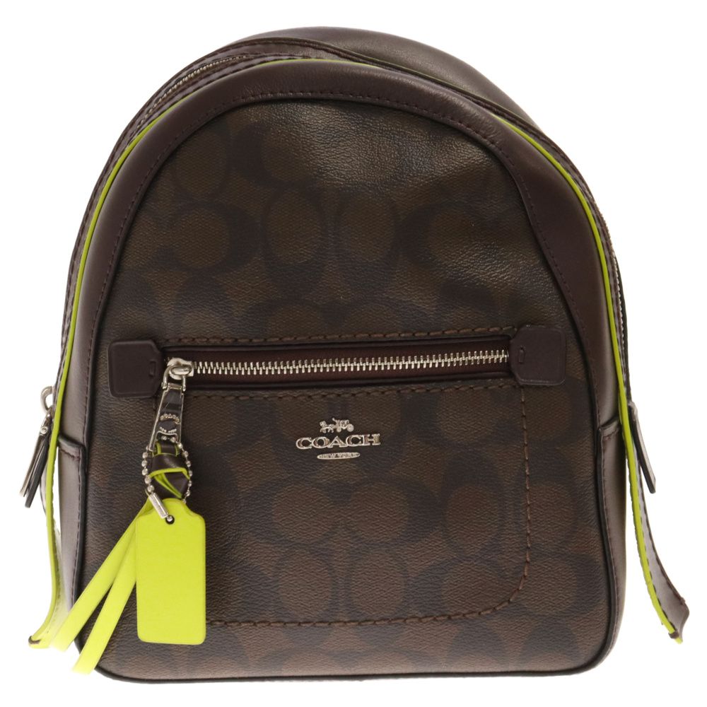 コーチ リュック シグネチャー ミニバック COACH F38998 COACH コーチ リュックサック シグネチャー PVC×レザー ブラウン