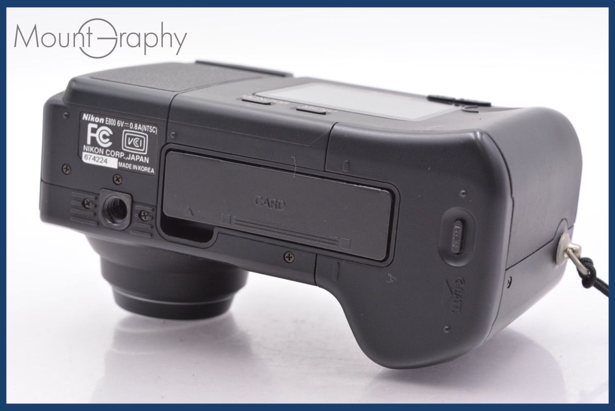 ☆ジャンク特価☆ ニコン Nikon COOLPIX E800 単三電池仕様 前