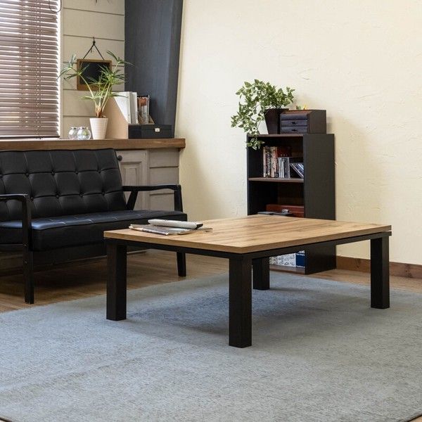 離島不可 日時指定不可 NEW ファッションコタツ 105×75 MWH_OAK_WAL_WH