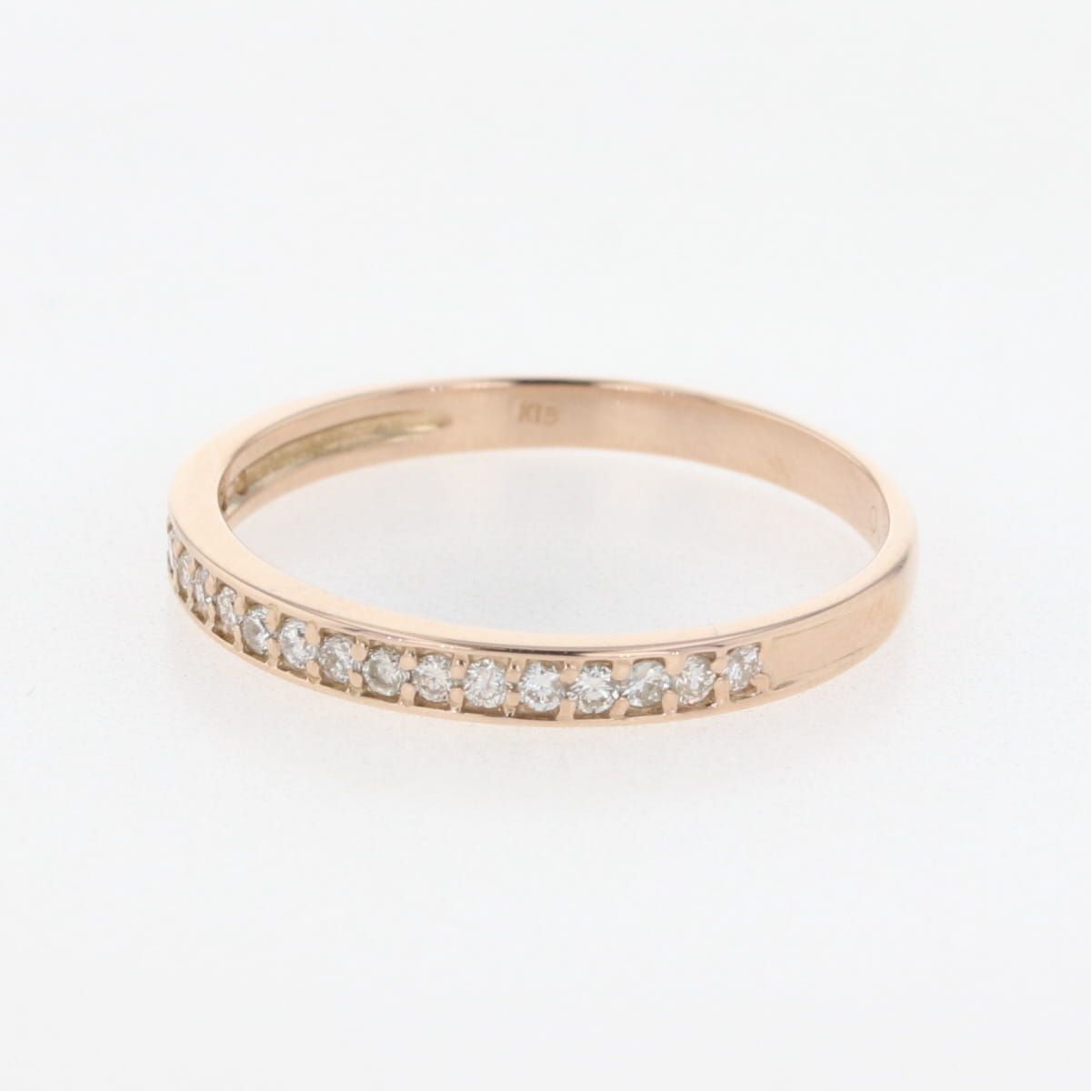 メレダイヤ デザインリング PG ピンクゴールド 指輪 リング 10号 K18 ダイヤモンド レディース