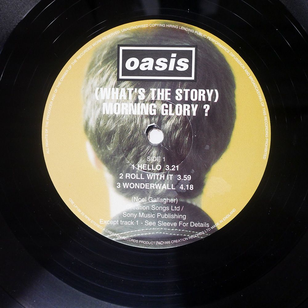 UK盤 OASIS WHAT S THE STORY M LP スクラッチ ターンテーブル 洋楽 