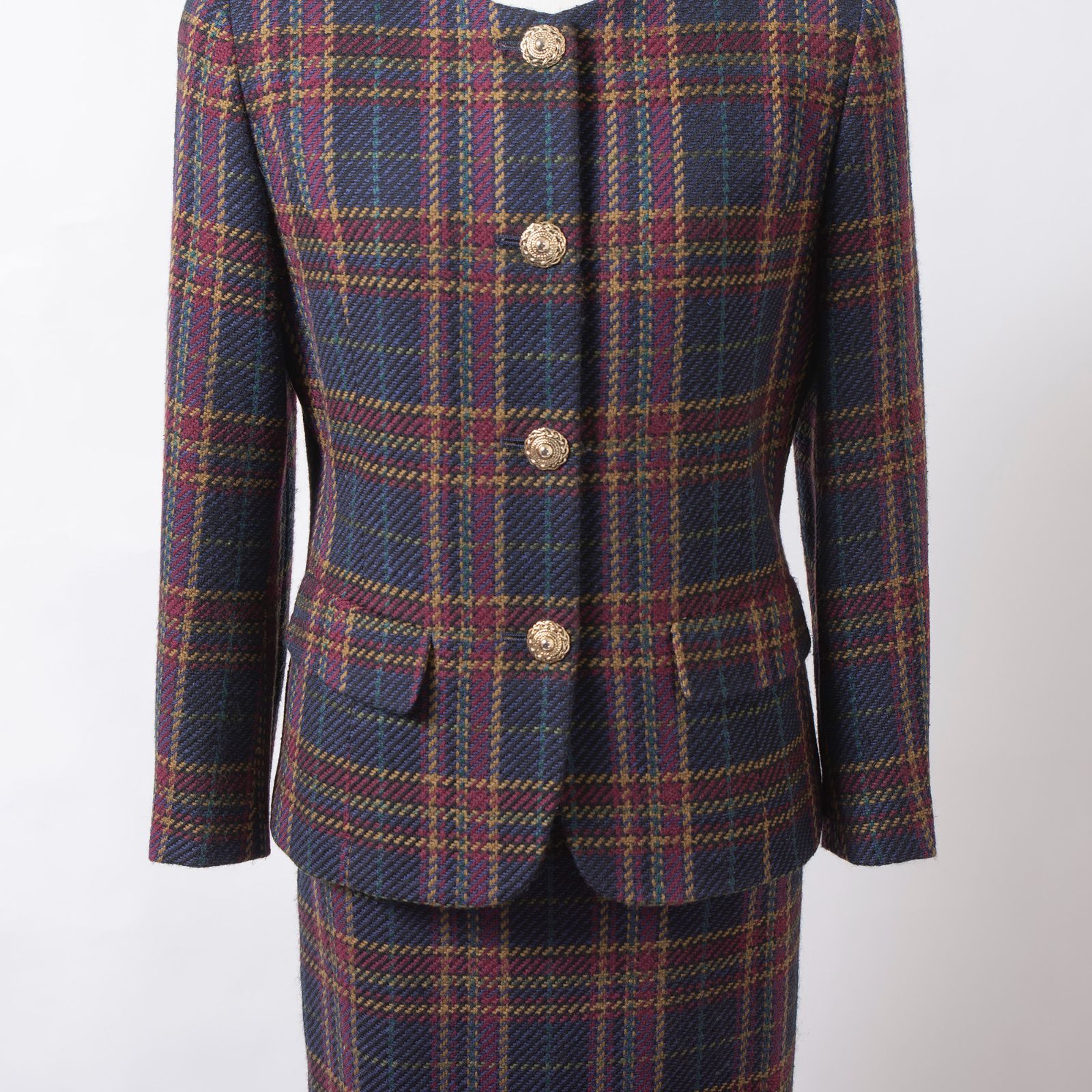 バーバリー Burberrys 90s ツイード セットアップ ジャケット