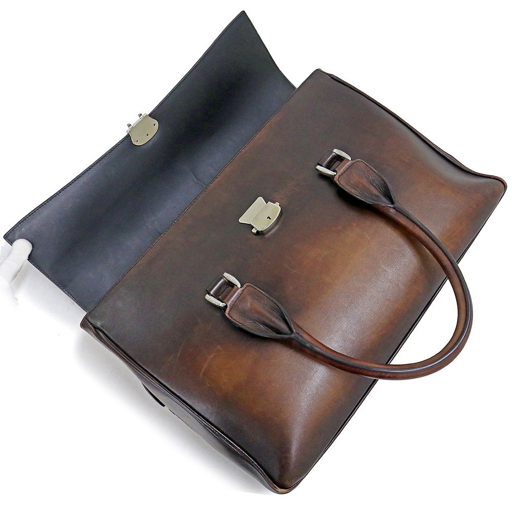ベルルッティ ビジネスバッグ Berluti ブラウン レザー エミーオ