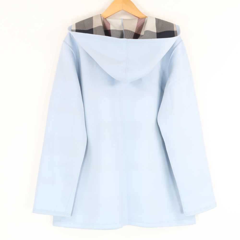 美品 BLUE LABEL CRESTBRIDGE ブルーレーベル チェックリバーシブル ミディ丈 コーディガン 38 コットン他 長袖 レディース AT1653A32 クレストブリッジチェックリバーシブルダンボールミディ丈