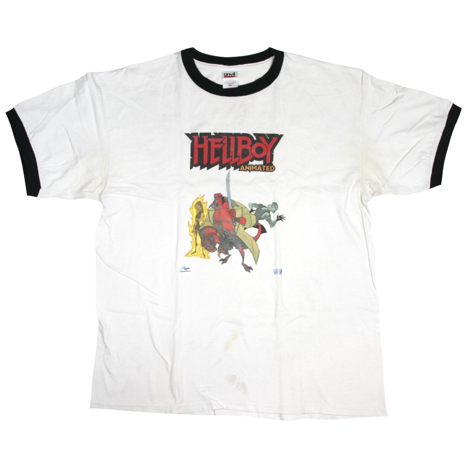 XL】アニメ Hellboy Animated ヘルボーイ リンガー Tシャツ