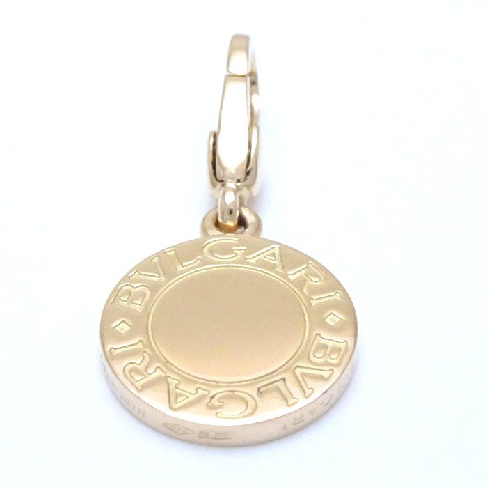 正規　BVLGARI　フルロゴチャーム&ゴールド BVLGARI ブルガリ ブルガリブルガリ ペンダントトップ チャーム