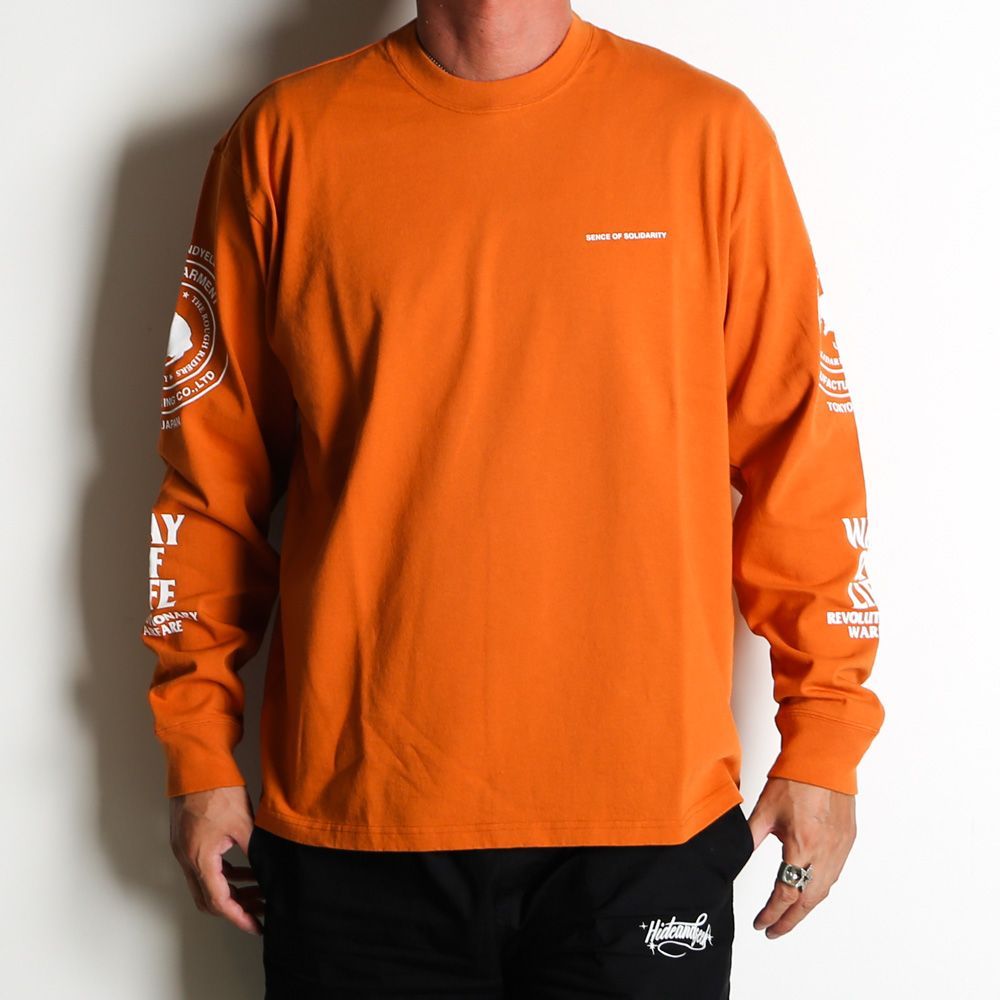 RATS ロングスリーブカットソー RATS 「BORDER L/S TEE」 プリントロングスリーブティーシャツ