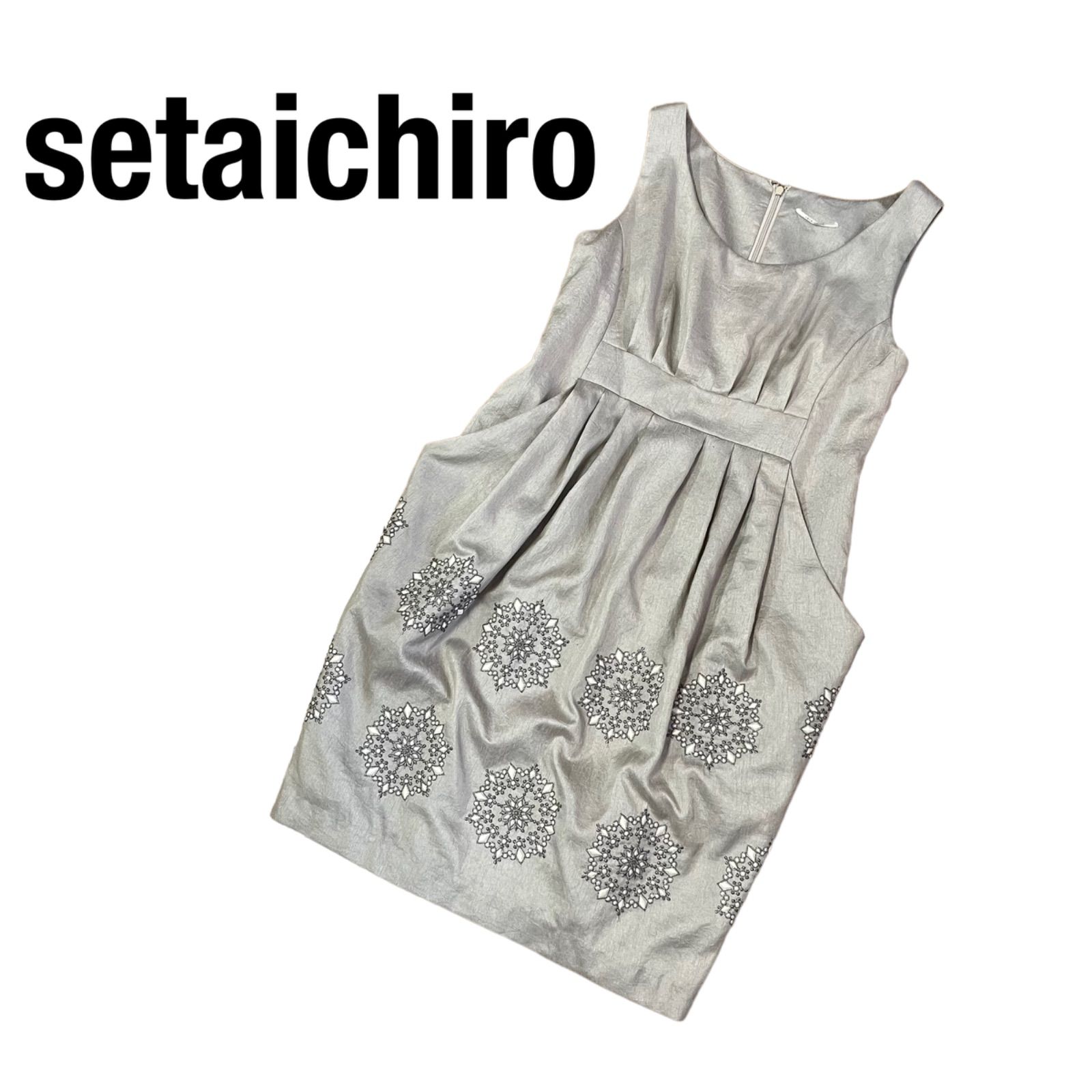 90%オフ新品タグ付き セタイチロウsetaichiro ワンピース レース刺繍 