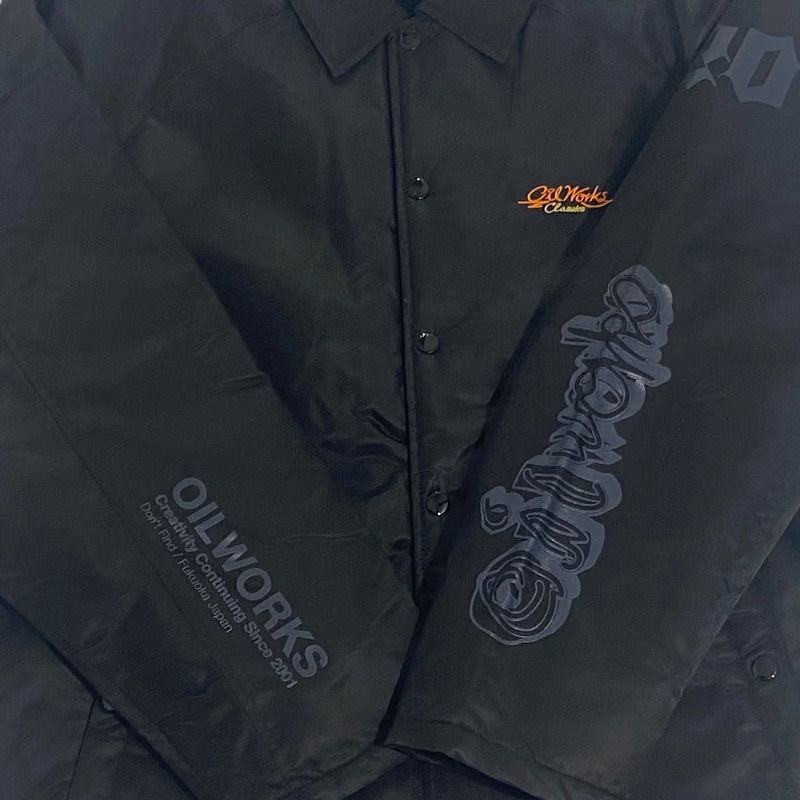 新品・未使用】OILWORKS COACH JACKET (CLASSICS) BLACK オイル