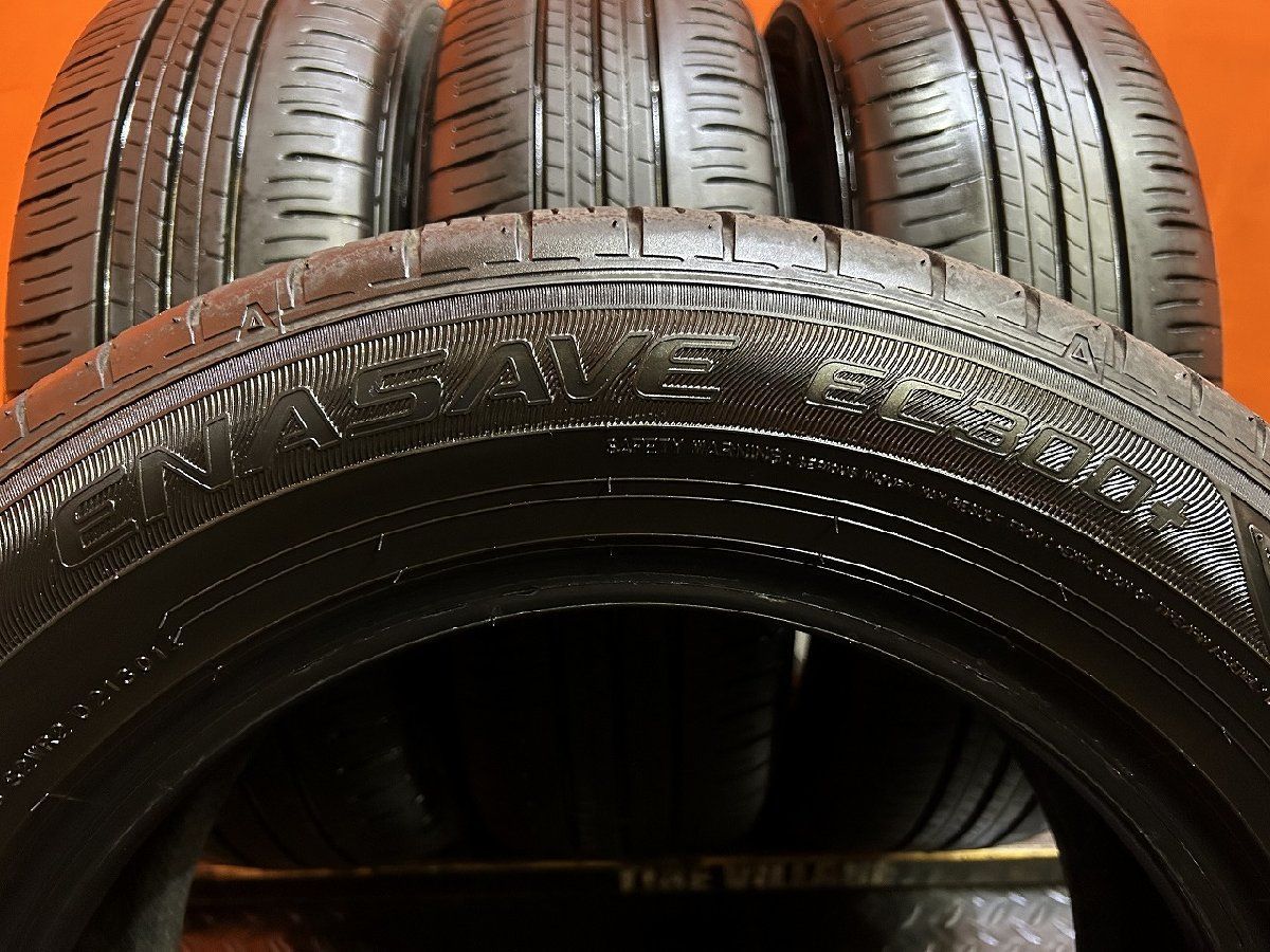 DUNLOP ENASAVE EC300+ 185/65R15 15インチ 夏タイヤ 4本 21年製 バリ 