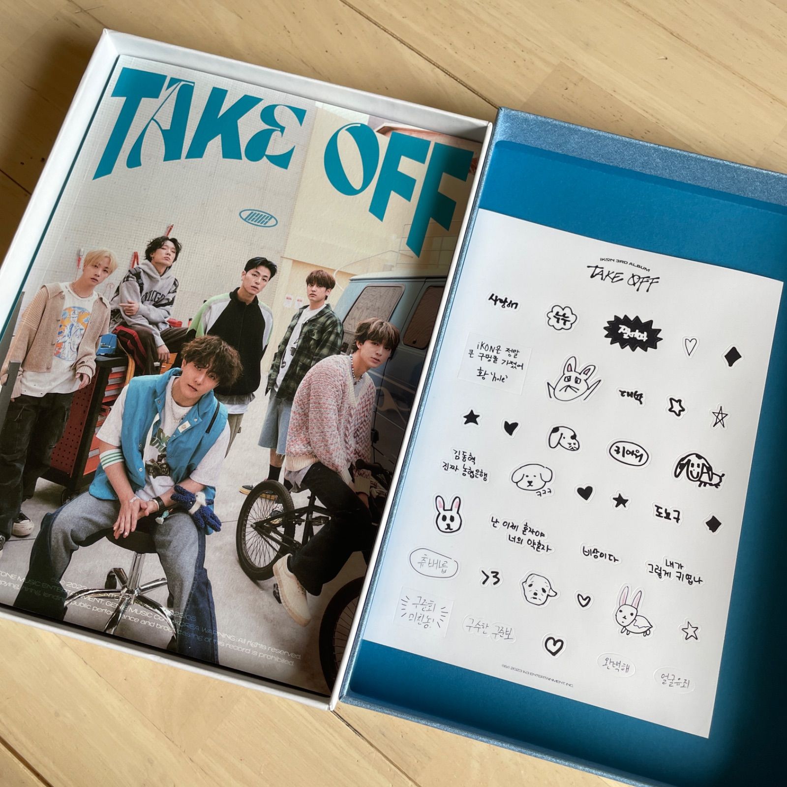 iKON TAKE OFF サイン全員分セット - メルカリ