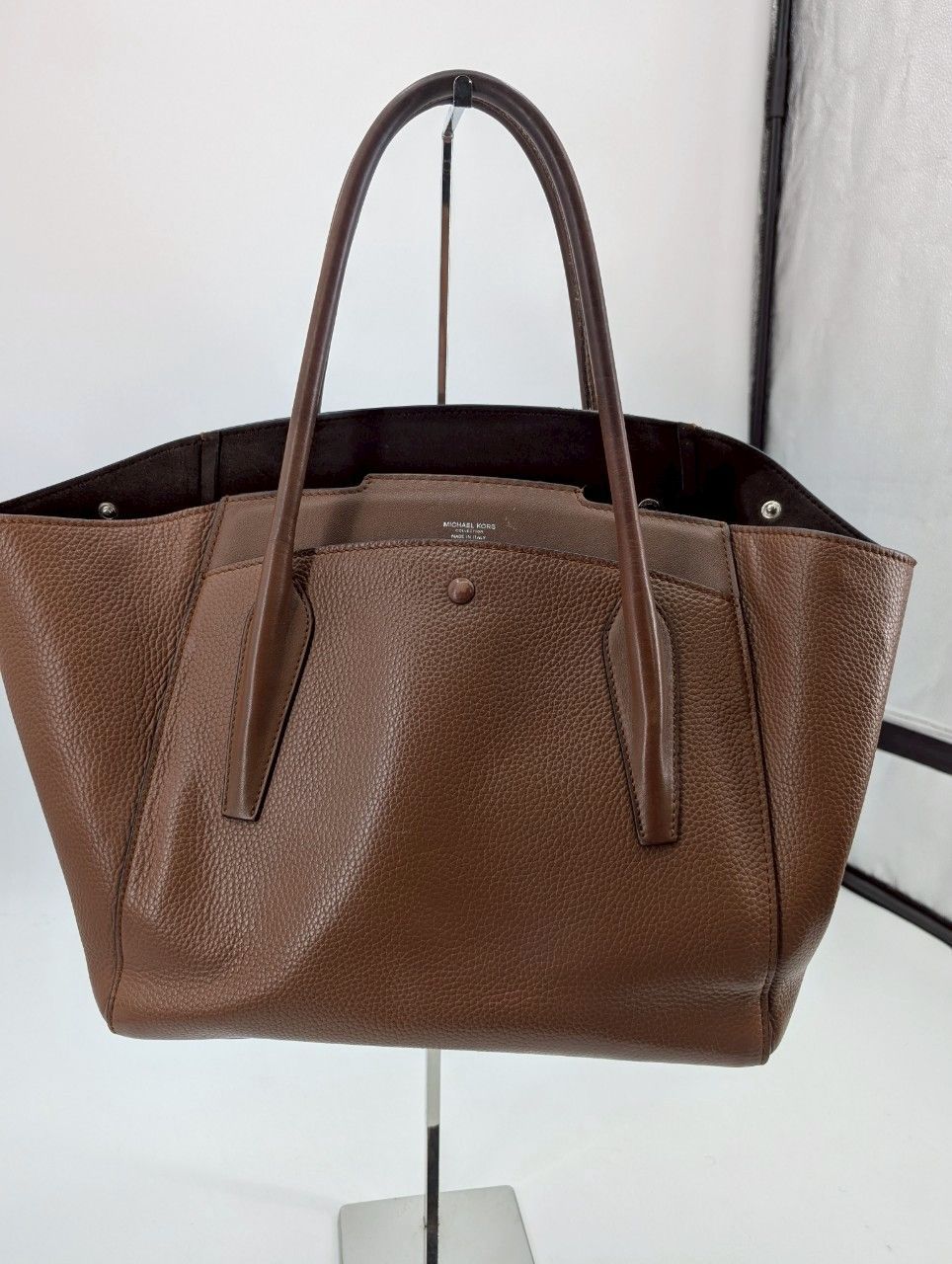 MICHAEL KORS COLLECTION トートバッグ レザー A4収納可能 ブラウン