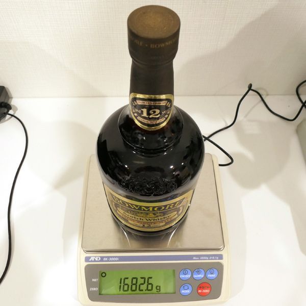 お酒】ボウモア12年 ダンピーボトル 43% 1000ml 未開栓 箱