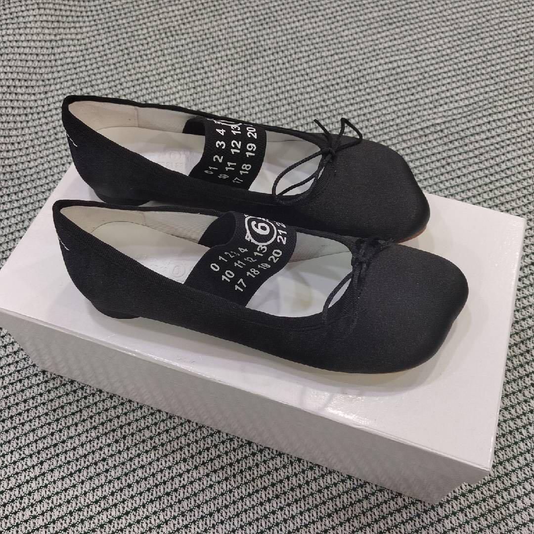 新品 MM6 Maison Margiela サテンバレエシューズ - メルカリ
