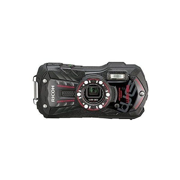 リコー RICOH 防水デジタルカメラ リコー RICOH WG-30 エボニーブラック 防水12m耐ショック1.5m耐寒-10度 リコー RICOH  WG-30 BK 04591 - メルカリ