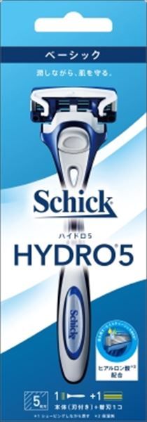 まとめ買い-6点セット ハイドロ５ベーシック ホルダー 替刃付 シック Schick 男性用カミソリ