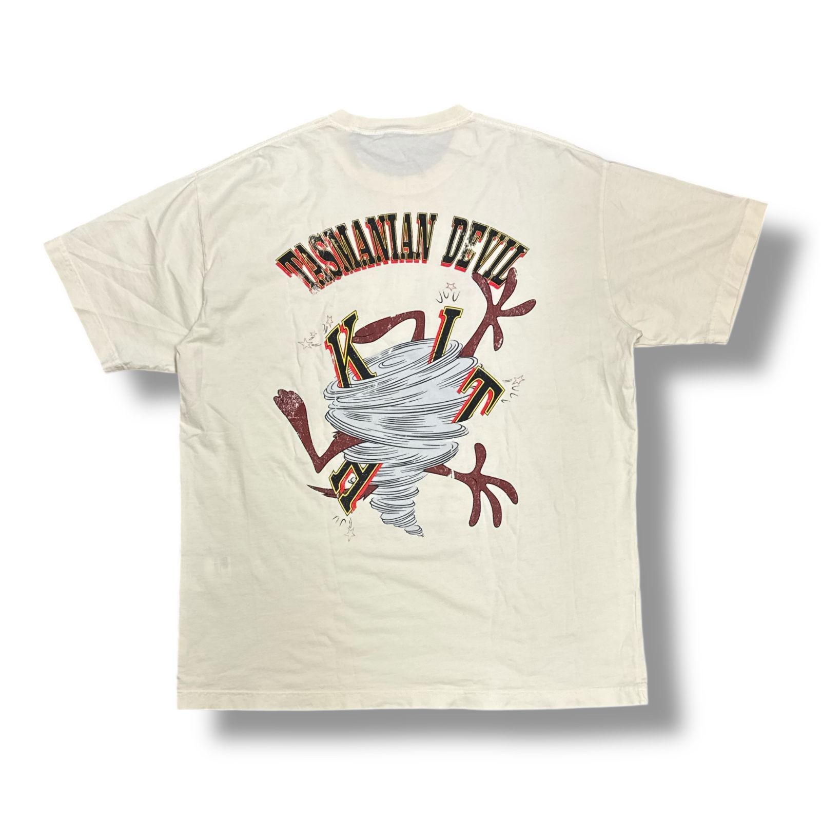 Tシャツ・カットソー Kith x Looney Tunes Taz Vintage Tee SS20 Kith Looney Tunes Taz Tasmanian Devil Vintage T Shirt White