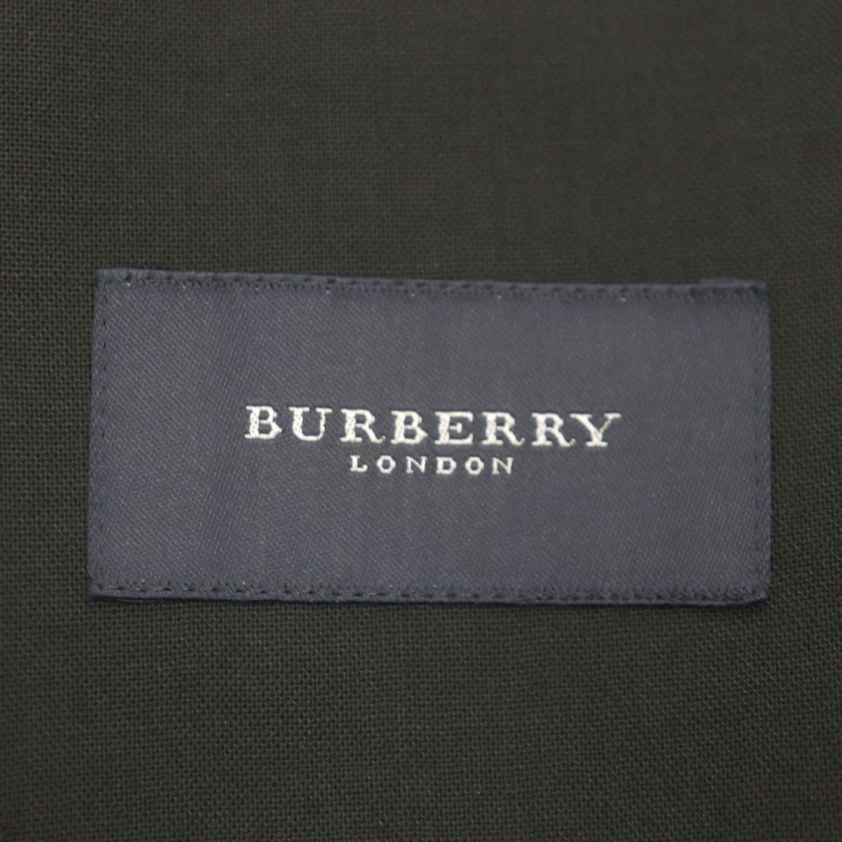 美品▽BURBERRY LONDON バーバリーロンドン ロゴ入ボタン モヘア混