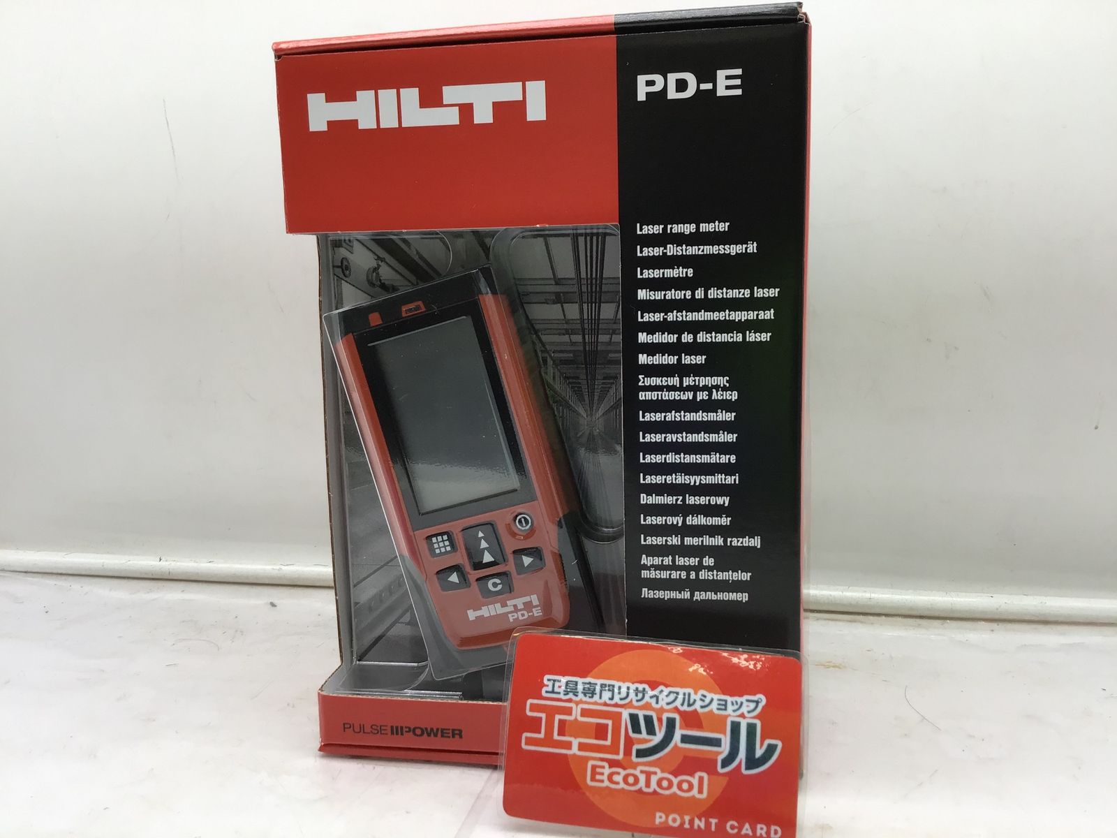 ♥ HILTI ヒルティ レーザー距離計 レーザーレンジメーター PD-E IT1WCFIEB5US エコツール笠寺店 M02