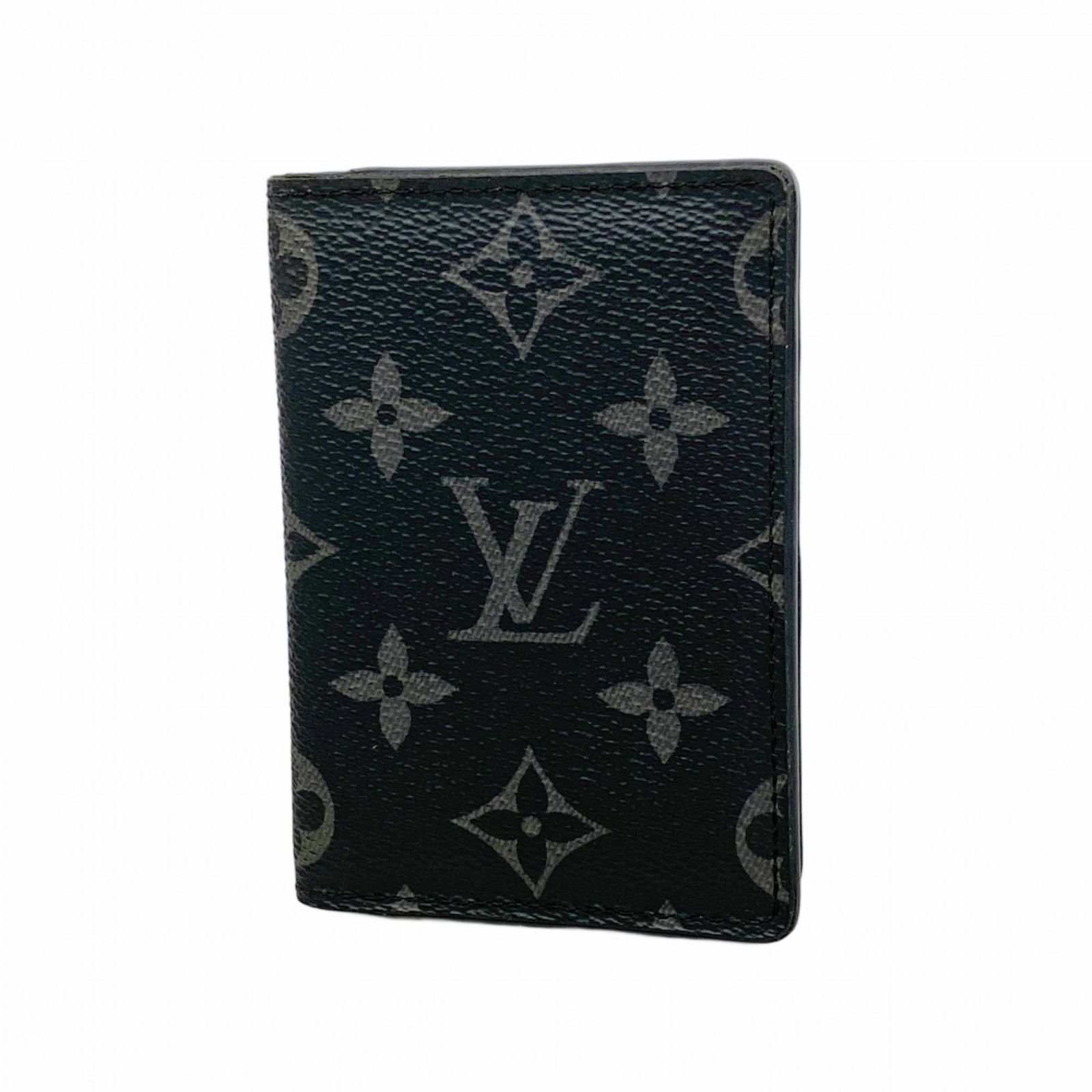 ルイ ヴィトン Louis Vuitton ルイ ヴィトン 名刺入れ カードケース モノグラム エクリプス オーガナイザードゥポッシュ M61696 ブラックメンズ P1499197