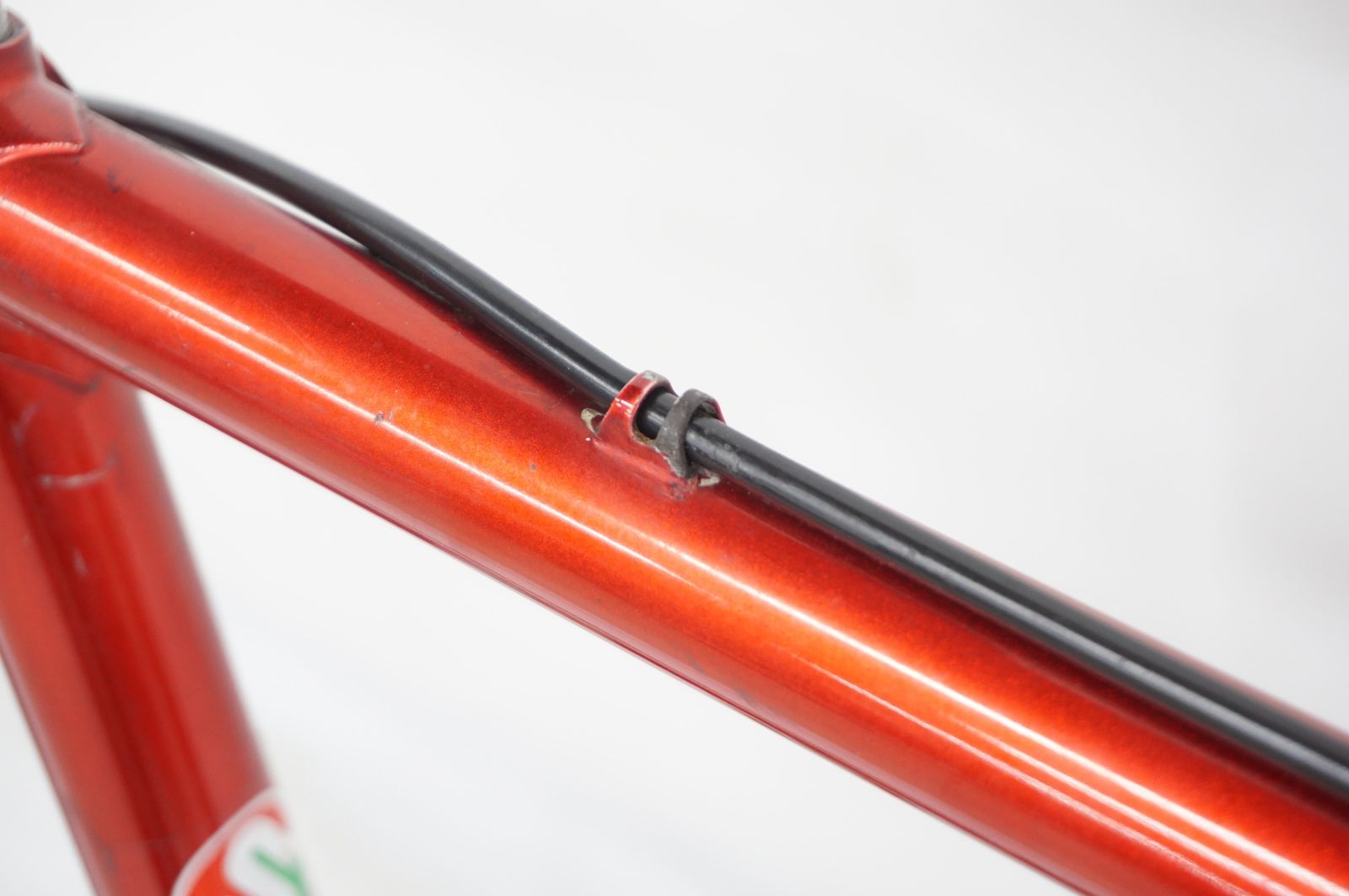 クロモリ STRADA SANWA SHIMANO600 年式不明 フラットバーロード NOVA 