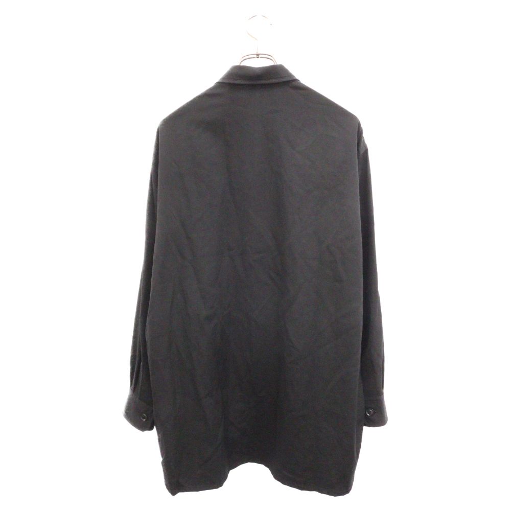 yohji yamamoto ウールギャバ トッパー シャツ yohji yamamoto POUR