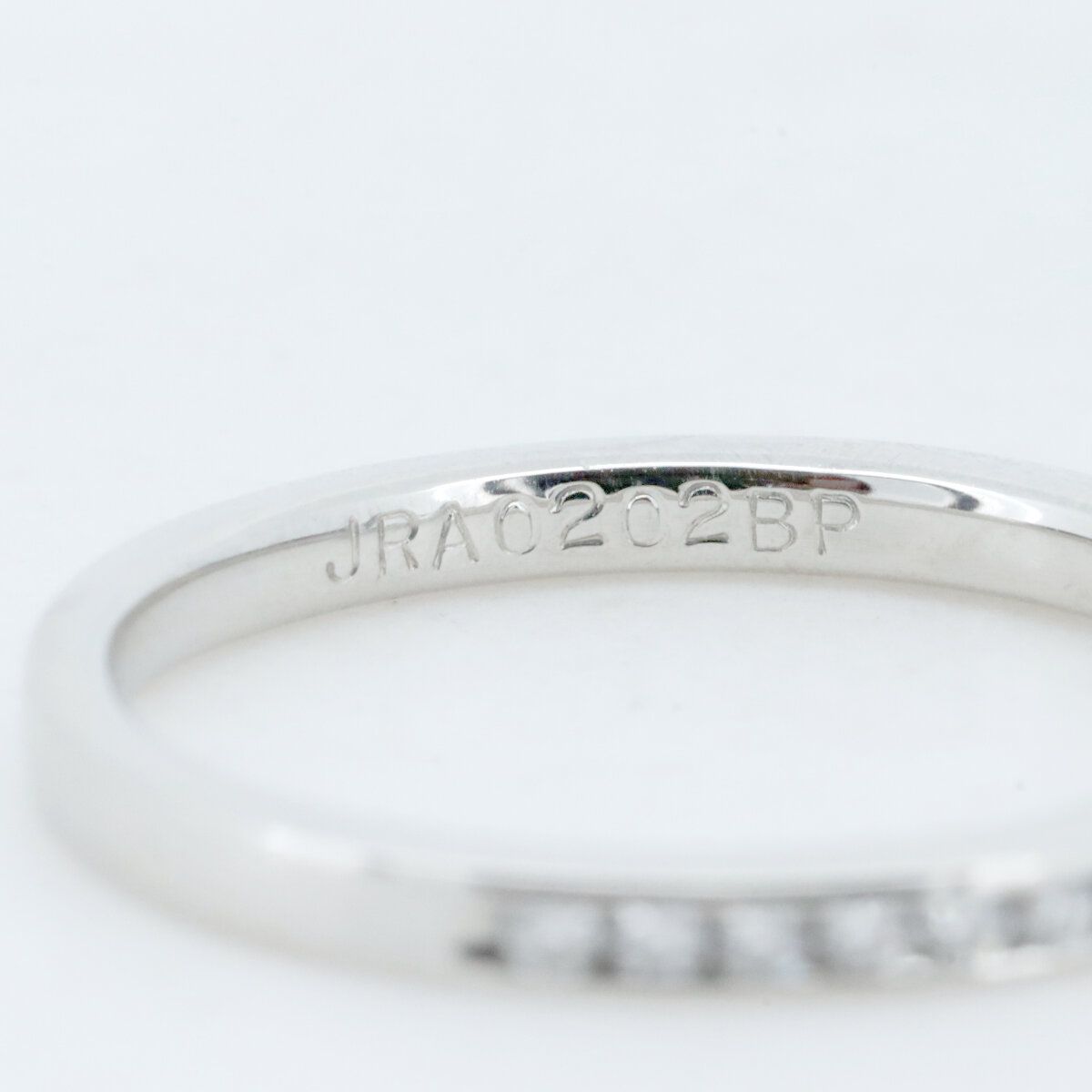 ロイヤルアッシャー ハーフエタニティ ダイヤモンド リング 指輪 11号  