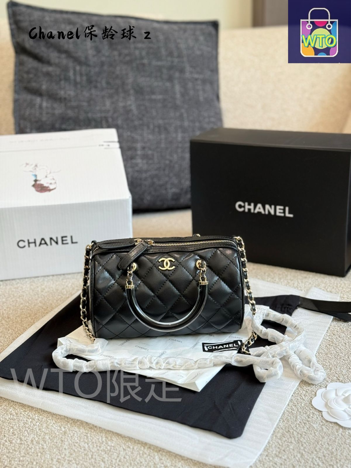 CHANEL【コンパクトで可愛い♡】ミニボーリングバッグ 25C 25C CHANELCC ミニボウリングバッグ コンパクトに使える