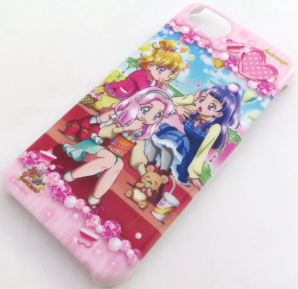 魔法使いプリキュア アニメージュ増刊号限定 iPhone 6/7用ケース 中古】携帯ジャケット・カバー 集合(ピンク) iPhoneケース