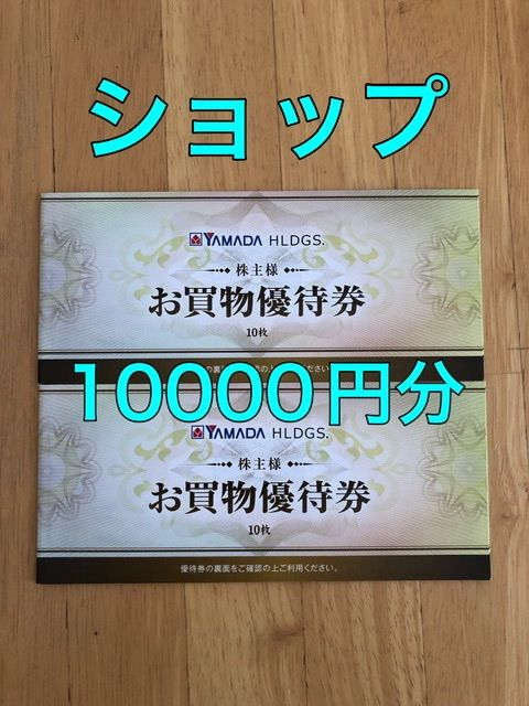 通販ショッピング ヤマダホールディングス 株主優待 1万円分